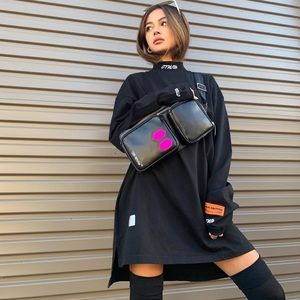 Heron preston oversized turtleneck shirt